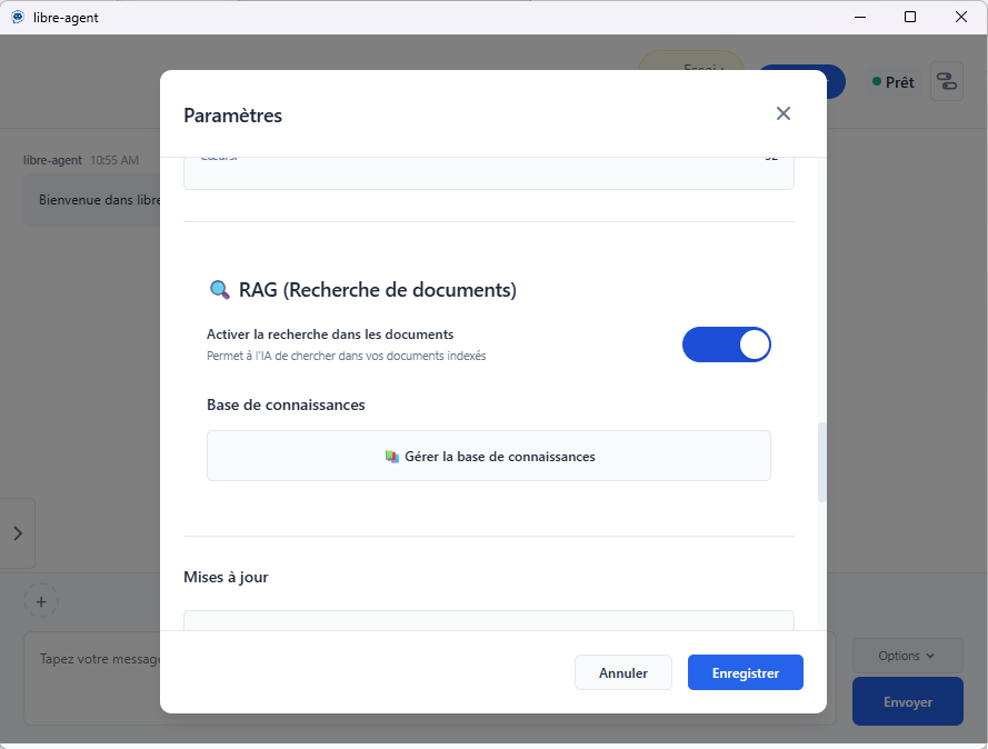 Activer RAG